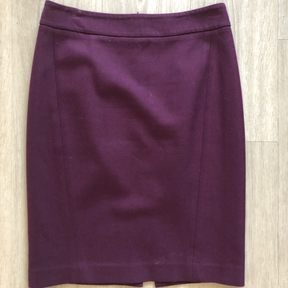 Beautiful maroon pencil skirt